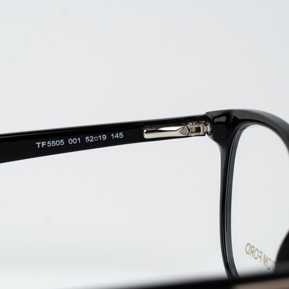 Tom Ford Men Eyeglasses Black Square FT5505 001 NEW AUTHENTIC - Picture 8 of 13